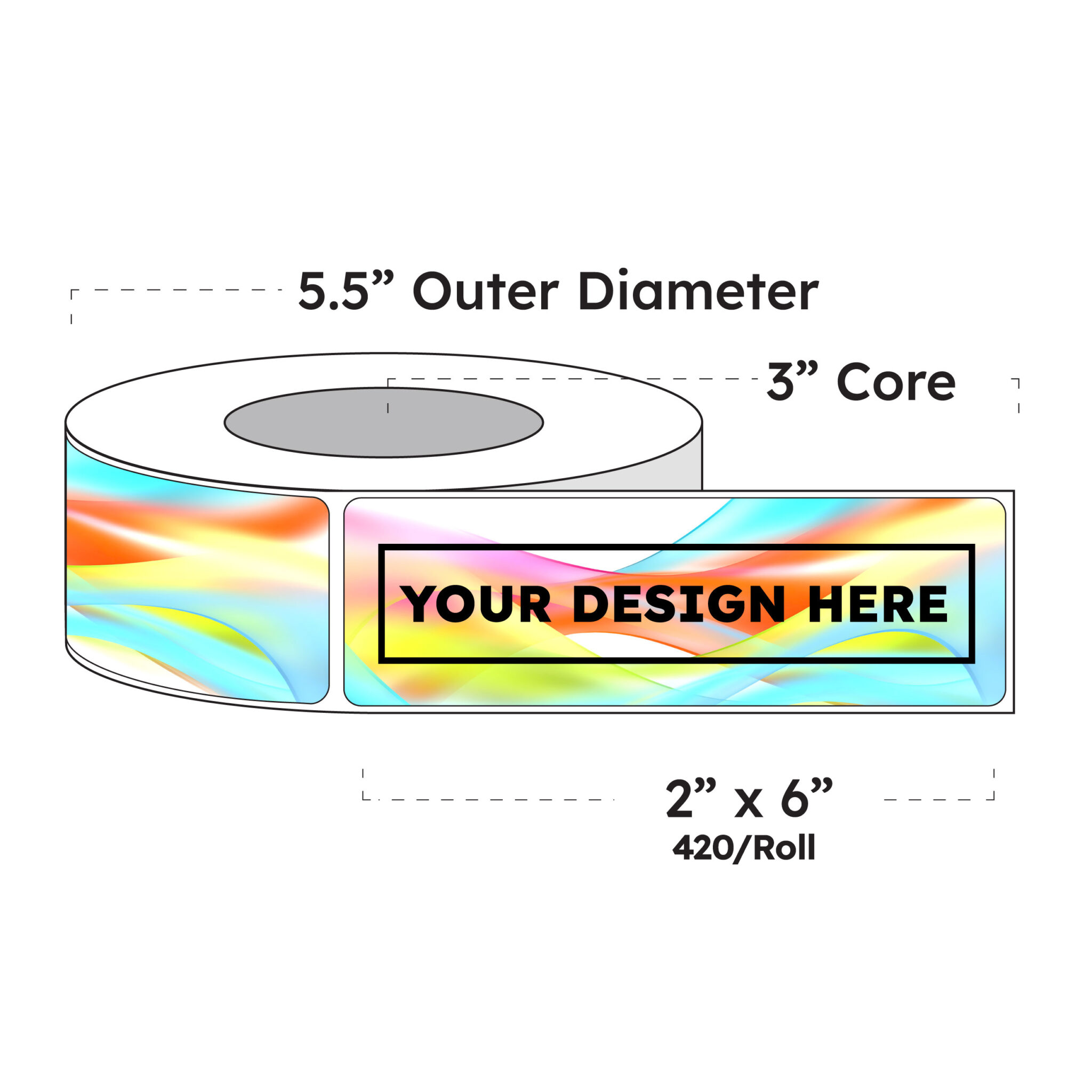BOPP Labels - Blank Or Printed Rolls - Buffalo Label