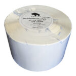 6.5" x 14" x 375 Labels - White Gloss BOPP Roll Inkjet Labels - 3" Core - Blank - Image 3