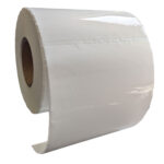 6.5" x 14" x 375 Labels - White Gloss BOPP Roll Inkjet Labels - 3" Core - Blank - Image 2