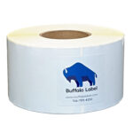 4" x 6" x 800 Labels - White Gloss BOPP Roll Inkjet Labels - 3" Core - Blank - Image 3