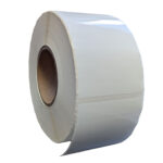4" x 6" x 800 Labels - White Gloss BOPP Roll Inkjet Labels - 3" Core - Blank - Image 2